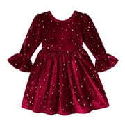 walmart christmas dresses for infants Velvet Baby Girls prom dresses 2017 black