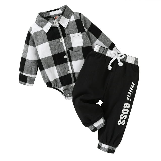 Younger Tree Infant Toddler Baby Boy Clothes Set Newborn Long Sleeve
