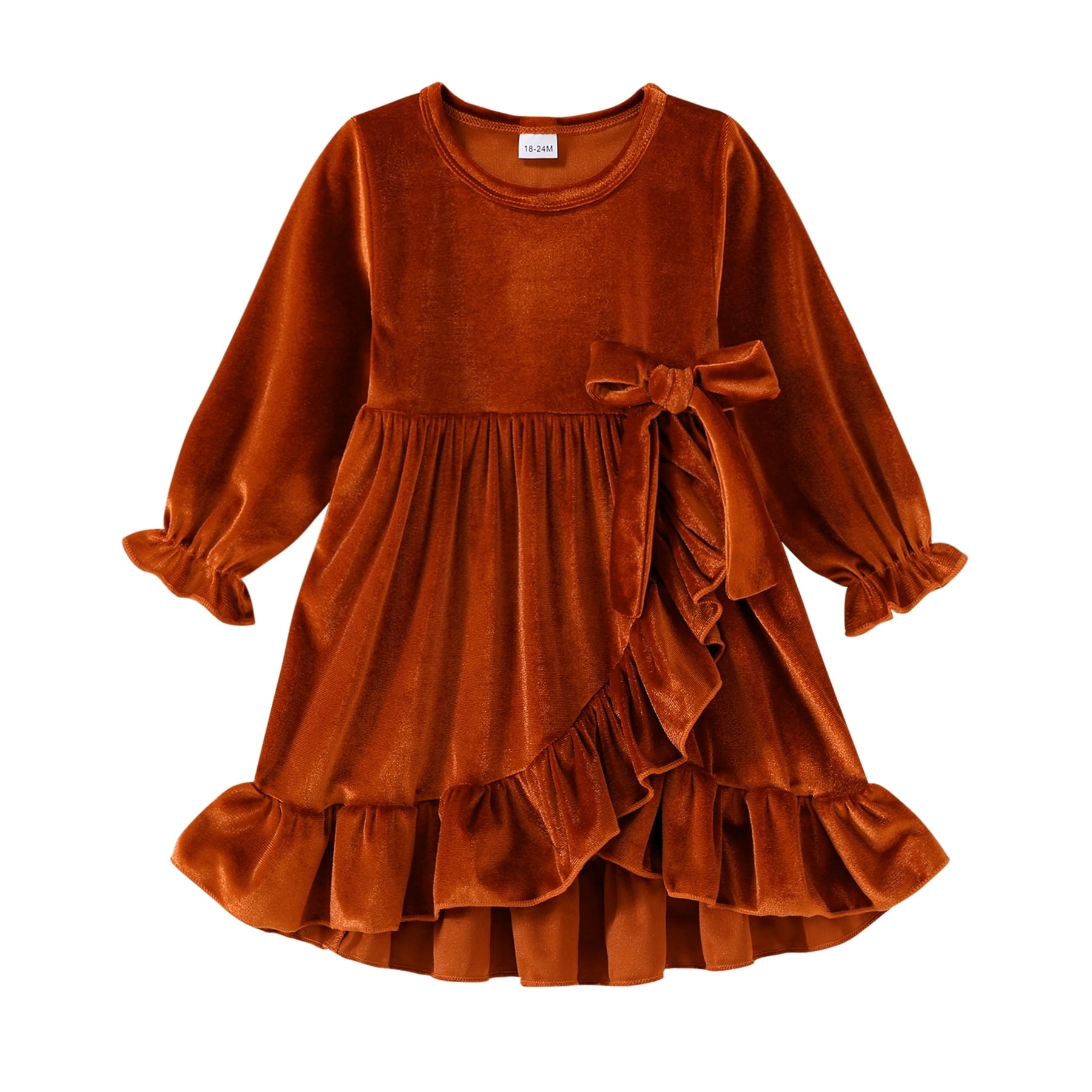 Younger Tree Kids Toddler Thanksgiving Dress Baby Girls Fall Dresses ...