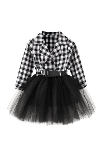 Black and White Girls Dresses for All Sizes