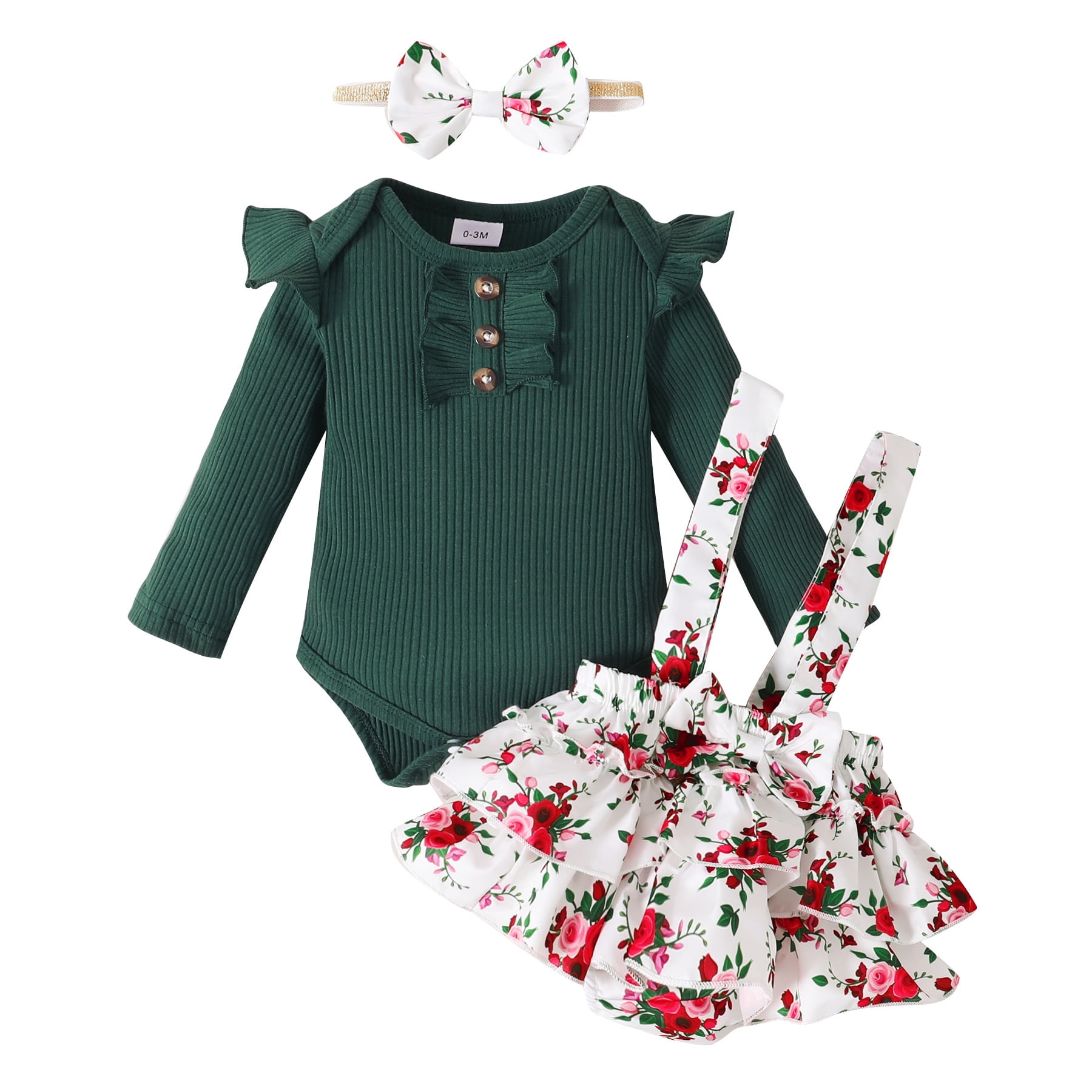 Younger Tree Newborn Toddler Baby Girl Fall Winter Clothes Long Sleeve