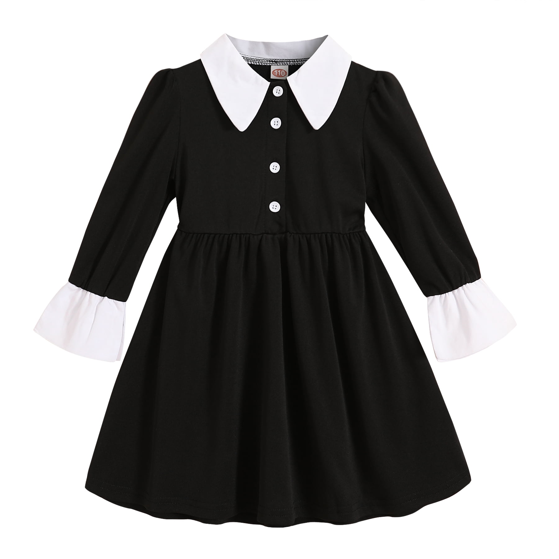 Baby Girl Winter Dress In Black Color With Skirt And Purse main image 1