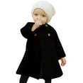thumbnail image 1 of Younger Tree Toddler Baby Girl Fall Winter Solid Long Sleeve Button Jacket Coats Outwear for 2-3T, 1 of 8