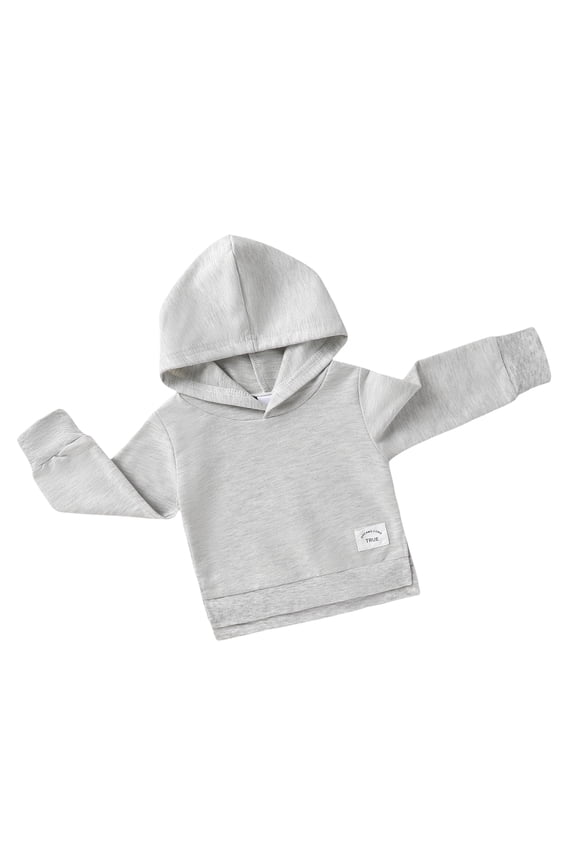 Toddler Baby Hooded Sweatshirt Girl Boy Winter Long Sleeve Pullover Blouse Top Clothes for 3-4T