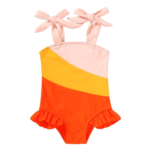 Younger Tree Toddler Girl Swimsuit Baby One-Piece Swimwear Baby Girl Bathing Suits for 18-24 Months