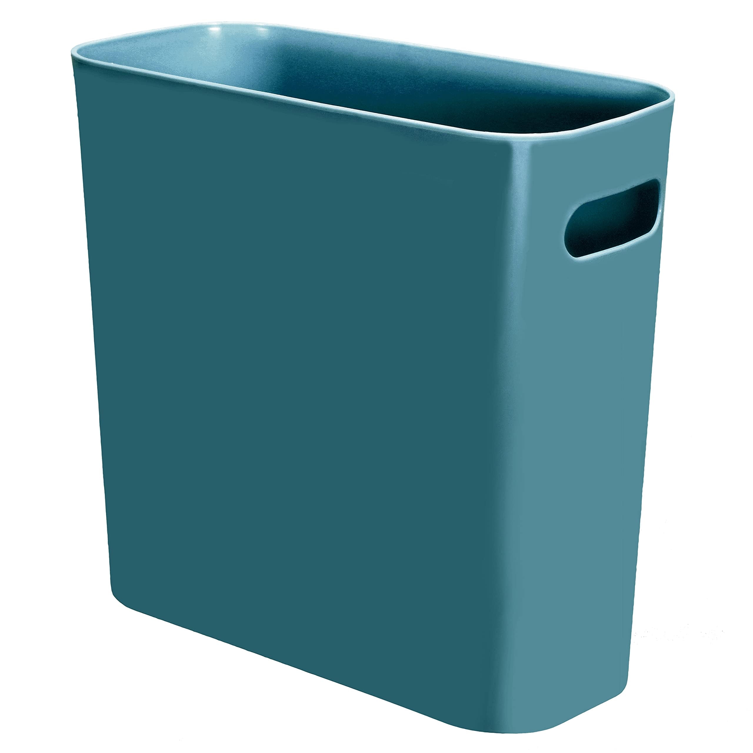 Youngever 1.5 Gallon Slim Trash Can, Plastic Garbage Container Bin ...