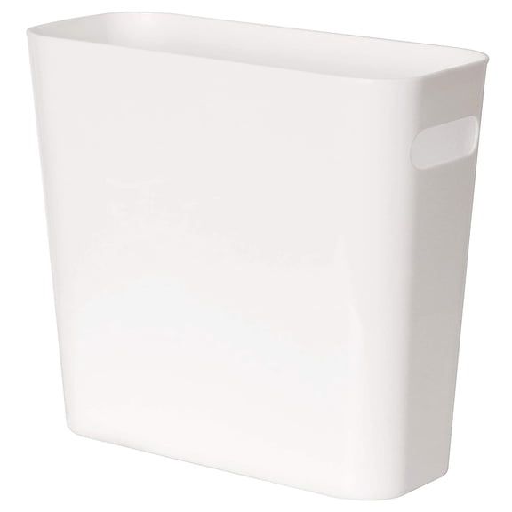 Youngever 1.5 Gallon Slim Trash Can, Plastic Garbage Container Bin, Small Trash Bin with Handles for Home Office, Living Room