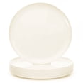 thumbnail image 1 of Youngever 10 Inch Plastic Plates, Large Plates, Dinner Plates, Set of 9 (Cream), 1 of 4