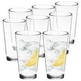 thumbnail image 1 of Youngever 22 oz Bistro Clear Plastic Tumblers, Plastic Drinking Glasses, Reusable Plastic Cups, Unbreakable Glasses, Set of 6, 1 of 5