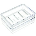 thumbnail image 1 of Youngever 4 Pack Soap Holders, Detachable Soap Dish, Soap Saver, Clear Bar Soap Holders for Shower, Sink Bathroom, 1 of 5