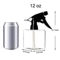 thumbnail image 1 of Youngever 5 Pack Empty Plastic Spray Bottles, Square Spray Bottles for Hair and Cleaning Solutions (12 Ounce), 1 of 3