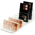 thumbnail image 1 of Youngever Large Plastic Makeup Palette Organizer, Clear Eyeshadow Holder, 10 Compartment Cosmetic Palette Organizer, Makeup Palette Holder, 1 of 4