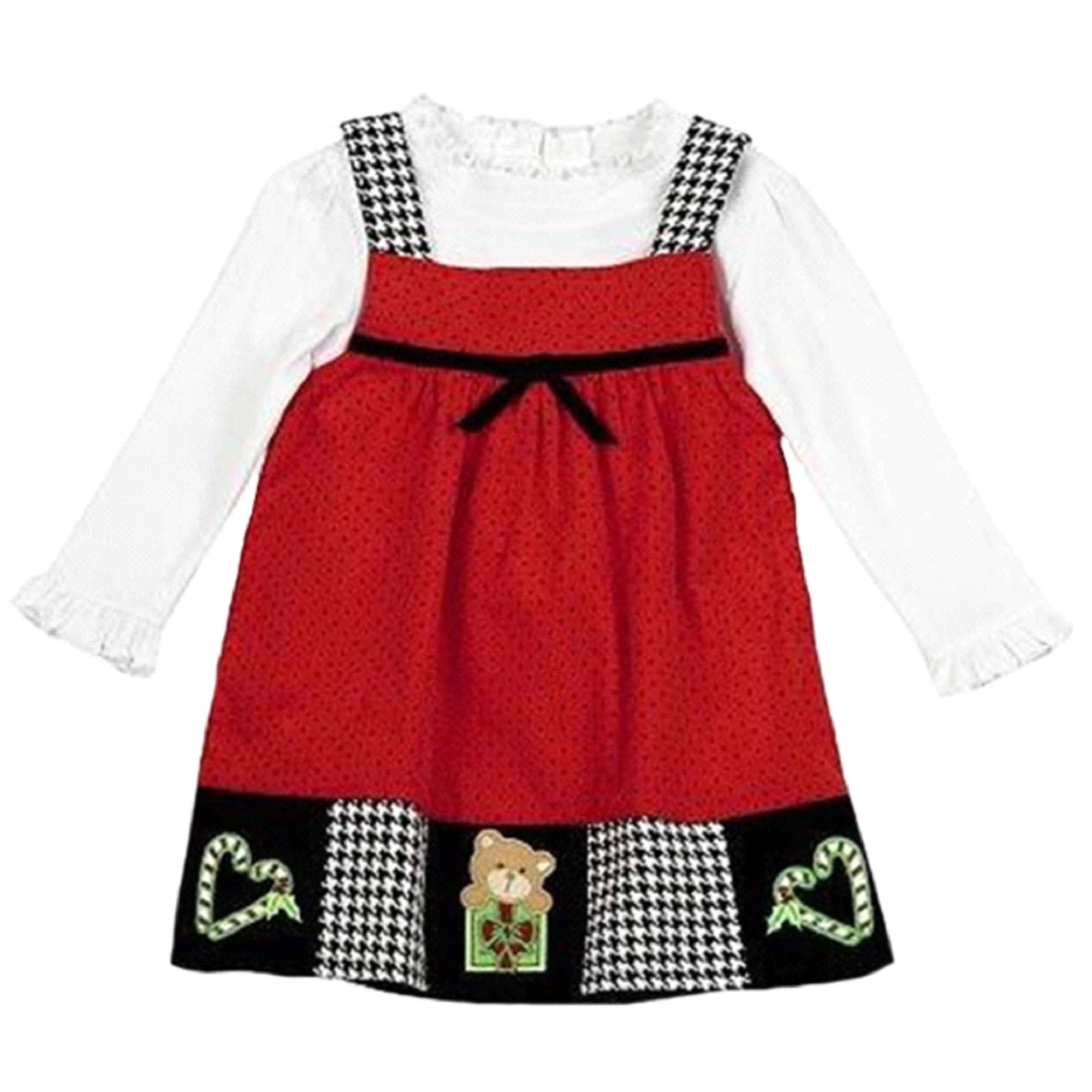Youngland Infant Baby Girl's Red Christmas Jumper and White Long Sleeve Bodysuit (12 Months) - Walmart.com Youngland Infant Baby Girl's Red Christmas Jumper and White Long Sleeve Bodysuit (12 Months) - Walmart.com