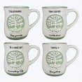 thumbnail image 1 of Youngs 10058 Ceramic Family Tree Mug, Assorted Color - 4 Piece, 1 of 1