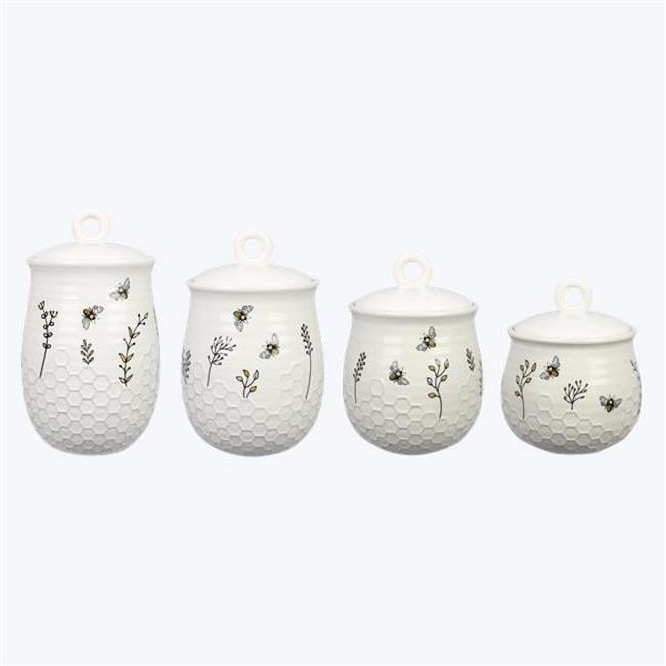 https://i5.walmartimages.com/seo/Youngs-11440-9-75-in-Honey-Bee-Ceramic-Canister-Assorted-Style-Set-of-4_807e8ef3-e1c6-4ca5-8b1e-40160b045c0d.0b07e6a77a58b621b512645ca33c7ba6.jpeg