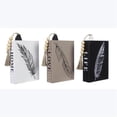 thumbnail image 1 of Youngs 12160 8.25 in. Wood Home Single Book with Feather Book Mark, Assorted Style - Set of 3, 1 of 1