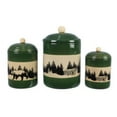 thumbnail image 1 of Youngs 20183 Stoneware Bear & Lodge Canister with Silicone Seal - 3 Piece, 1 of 1