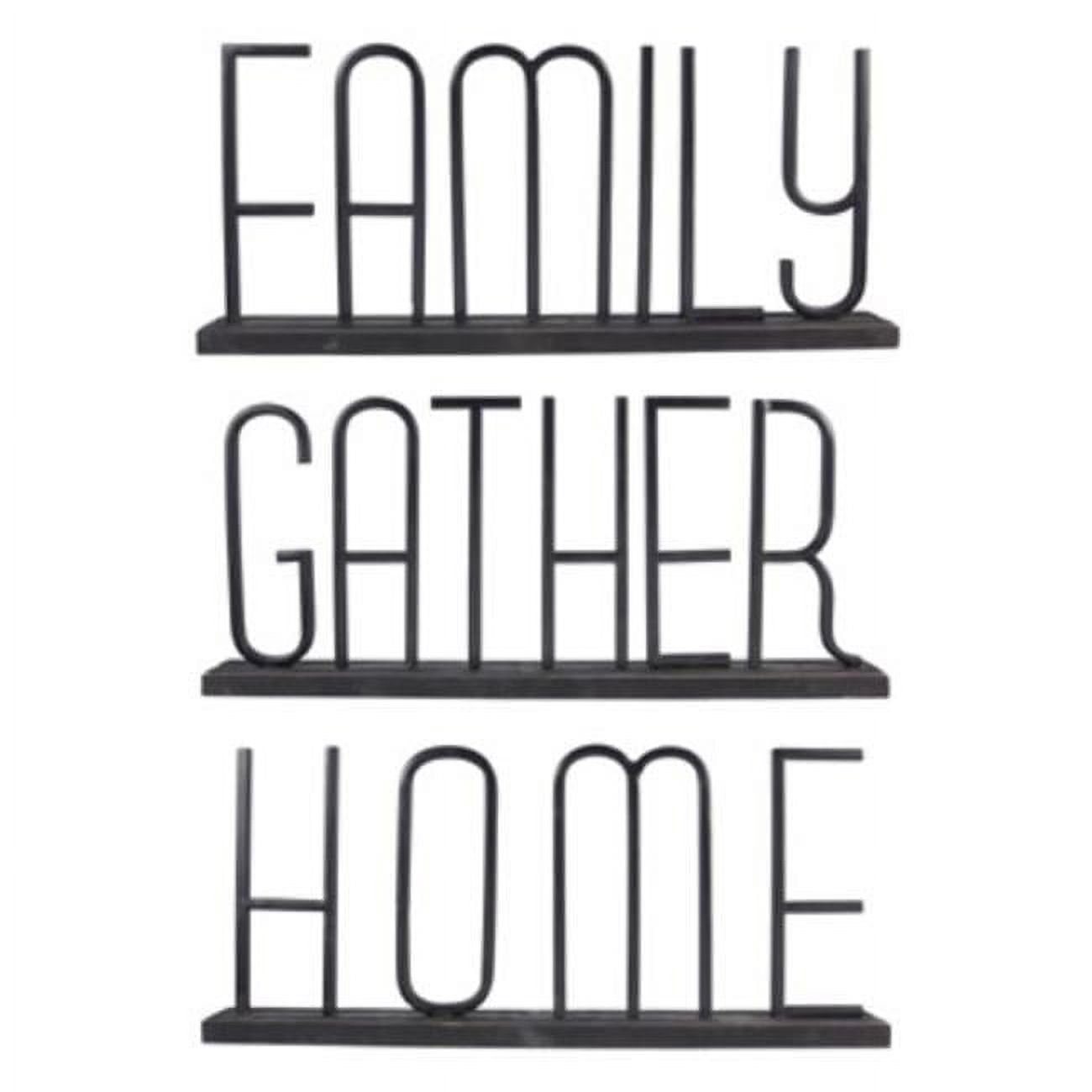 Youngs 20393 Wood Base Metal Tabletop Word Sign, Assorted Color - 3 ...