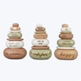 thumbnail image 1 of Youngs 20999 Resin Terracotta Wellness Rocks, Assorted Color - 3 Piece, 1 of 1