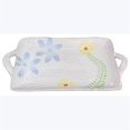 thumbnail image 1 of Youngs 21062 Stoneware Handmade Floral Platter, 1 of 1