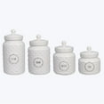 thumbnail image 1 of Youngs 21930 Cottage Core Ceramic Canister - 4 Piece, 1 of 5