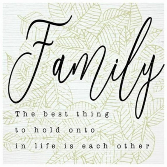 Youngs 38377 Family The Best Thing Wooden Wall Plaque