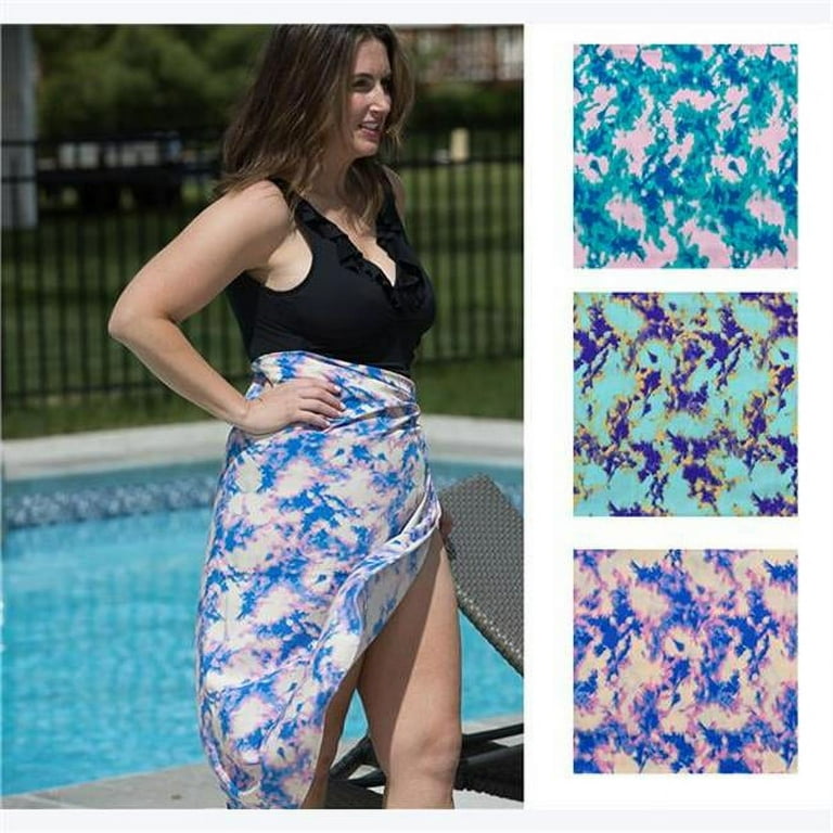 Youngs 42133 Tie Dye Sarong Assorted Color 3 Piece Walmart