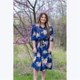 thumbnail image 1 of Youngs 43006 Navy Floral Midi Dress - 2 Small-Medium, 2 Large-Extra Large & 2 2XL - Pack of 6, 1 of 1