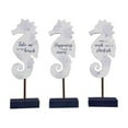 thumbnail image 1 of Youngs 61554 Wood Seahorse Tabletop Sign, Assorted Color - 3 Piece, 1 of 1