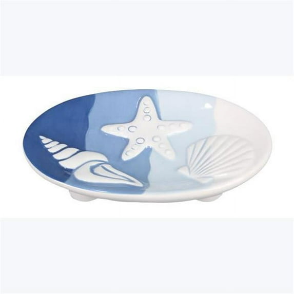 Youngs 62015 Ceramic Coastal Ombre Soap Dish