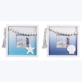 thumbnail image 1 of Youngs 62200 4 x 4 in. Wood Coastal Ombre Picture Frame with Blessing Beads, 2 Assorted Color, 1 of 1