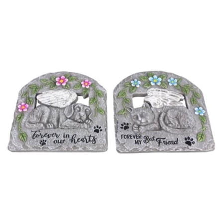 Youngs 71308 Cement Pet Stone, Assorted Color - 2 Piece
