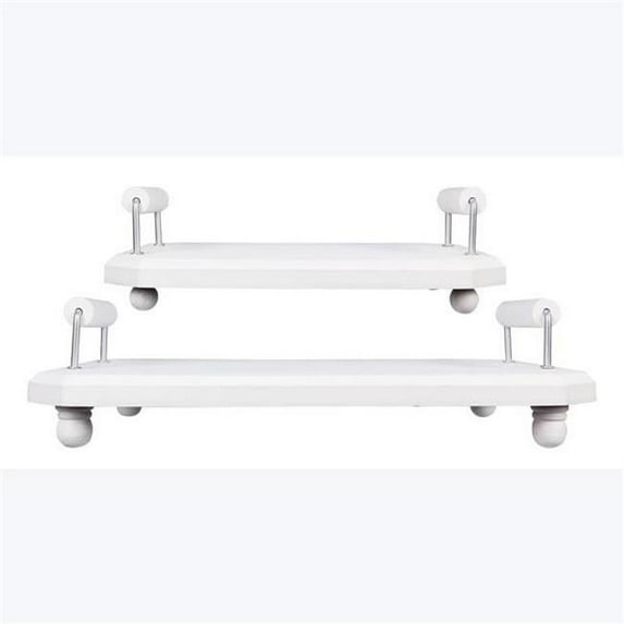 Youngs 73035 Wood Stacked Trays - 2 Piece