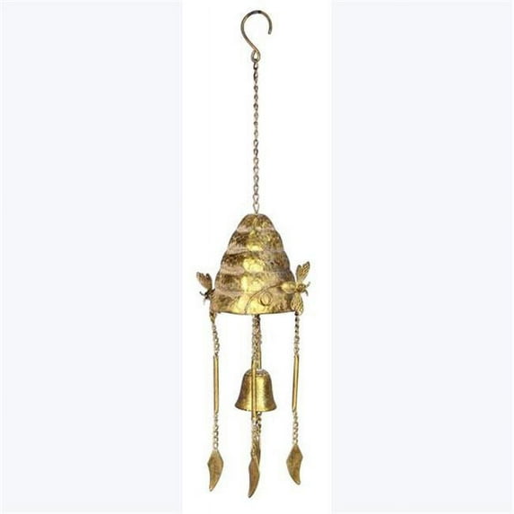 Youngs 73669 Metal Honey Bee Windchime