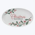 thumbnail image 1 of Youngs 91729 Ceramic Christmas Blessings Platter, 1 of 1