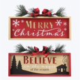 thumbnail image 1 of Youngs 91759 Wood Christmas Tabletop Signs, Assorted Color - 2 Piece, 1 of 1