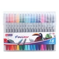 thumbnail image 1 of Youngster'S Sketch Pens (Fine Liner Art Markers, Dual Tip Drawing Pens), Dual Tips Outline/Color Efficiently, Young Adults Color Pen Set Marker Watercolor Brush(#B), By Meiiso, 1 of 9