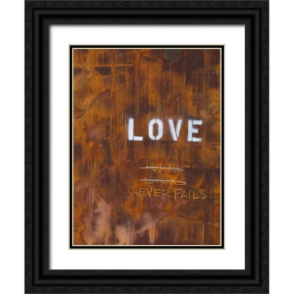 Youngstrom, Kent 15x18 Black Ornate Wood Framed with Double Matting Museum Art Print Titled - Love Never Fails I