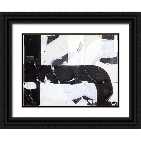 Youngstrom, Kent 18x15 Black Ornate Wood Framed with Double Matting Museum Art Print Titled - Racetrack Diptych II