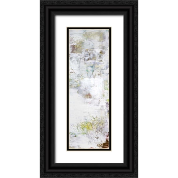 Youngstrom, Kent 7x14 Black Ornate Wood Framed with Double Matting Museum Art Print Titled - White Shoes II