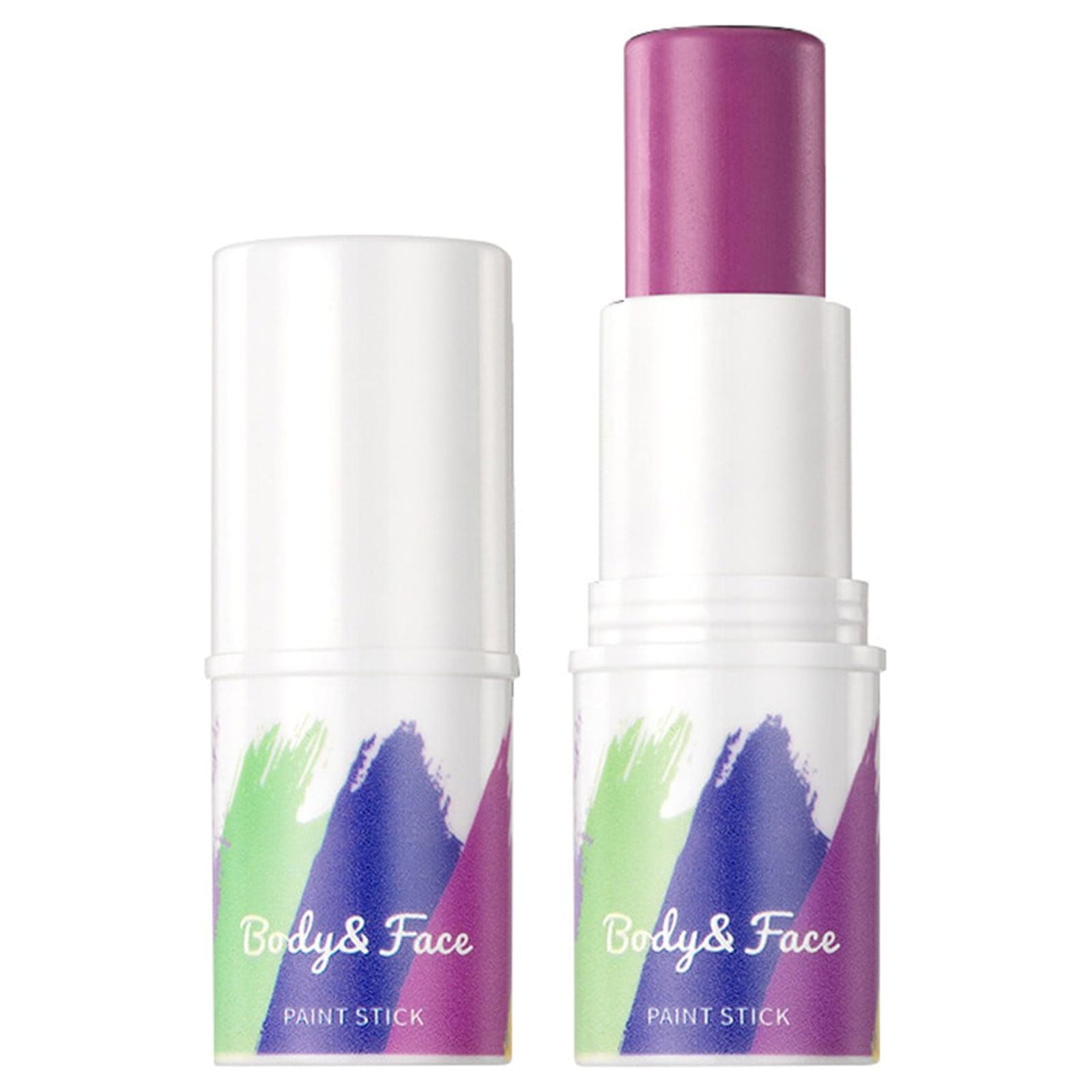 Youngver Body Paint Stick Stick for Cheeks Eyes and Lips Natural Makeup