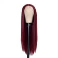 Youngver Wigs Human Hair, Wig Long Straight Hair 29 Inch Long Wig Glue