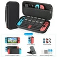thumbnail image 1 of Younik Nintendo Switch Accessories, Include Switch Carrying Case + Switch Screen Protector&More -Black, 1 of 9