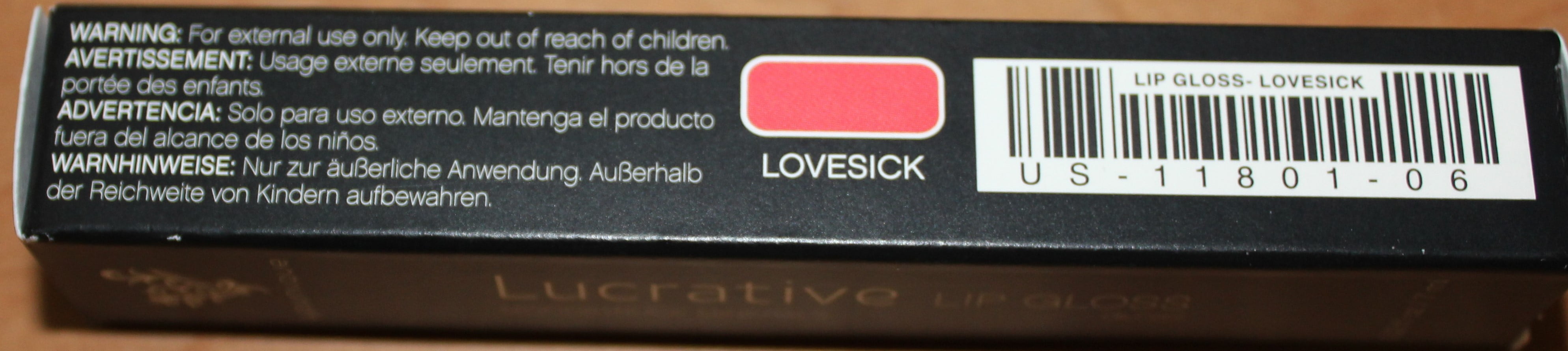 Younique Lucrative Lip Gloss in Lovesick