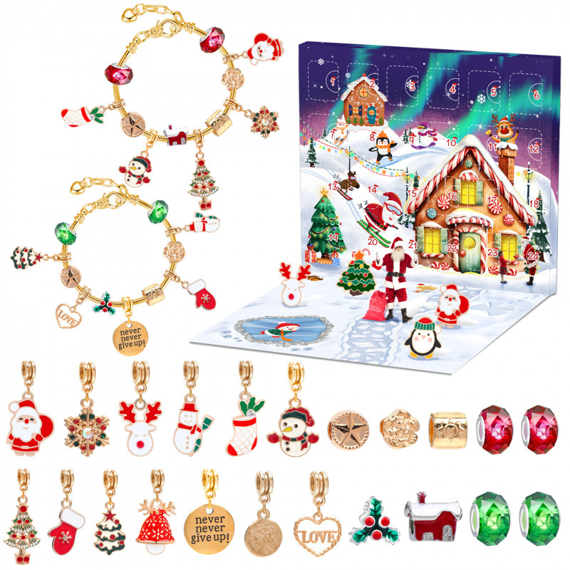 YoupWaven Christmas Advent Calendar 2025 for Girls, DIY Jewelry Charm ...