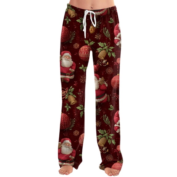 YoupWaven Christmas PJS Pants, Women's Pajamas Pants for Women, Cozy Sleep Pants, Perfect Christmas Loungewear