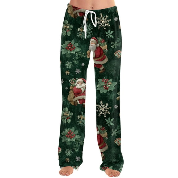 YoupWaven Christmas PJS Pants, Women's Pajamas Pants for Women, Cozy Sleep Pants, Perfect Christmas Loungewear