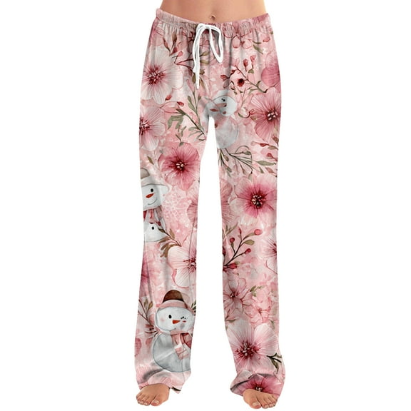 YoupWaven Christmas PJS Pants, Women's Pajamas Pants for Women, Cozy Sleep Pants, Perfect Christmas Loungewear