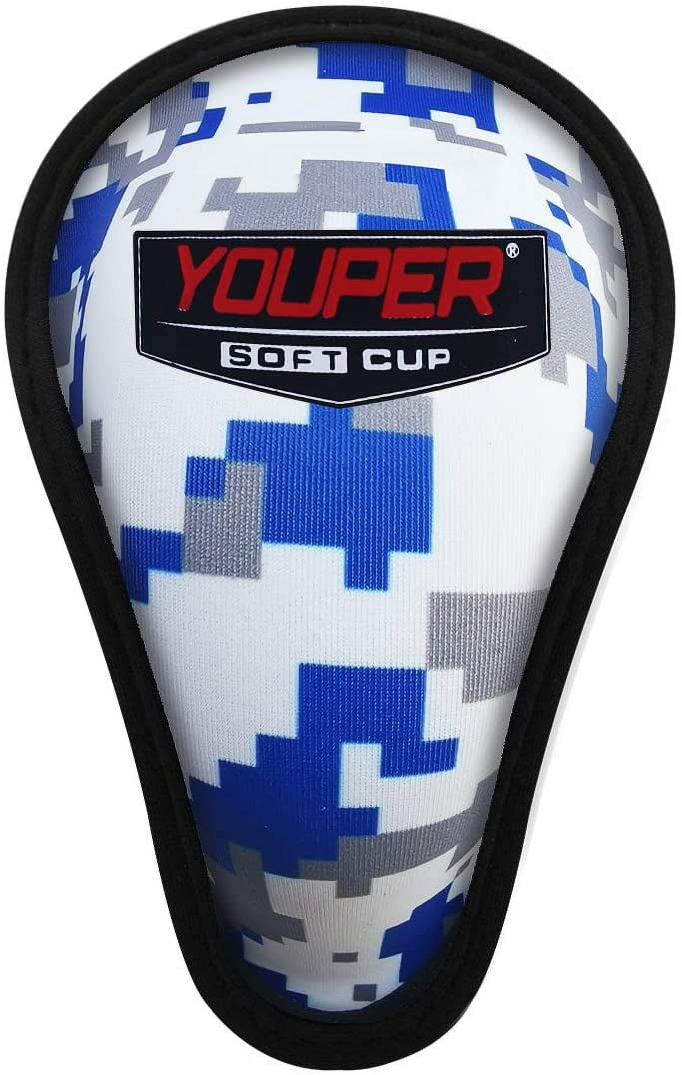 Youper Boys Youth Soft Foam Protective Athletic Cup (Ages 7-12), Kid  Athletic Cup for Baseball, Football, Lacrosse, Hockey, MMA Ocean Camo  (1-Pack) 