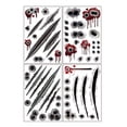 Youpineg Stickers Car Bullet Hole Crack Decorative Sticker Pvc